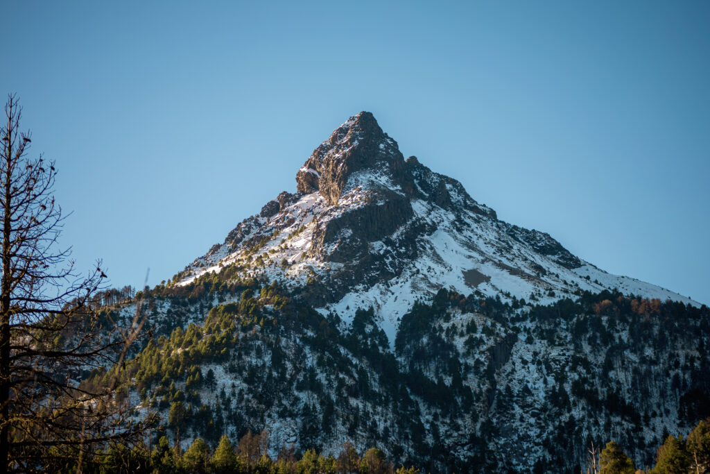 image of a snow-capped mountain