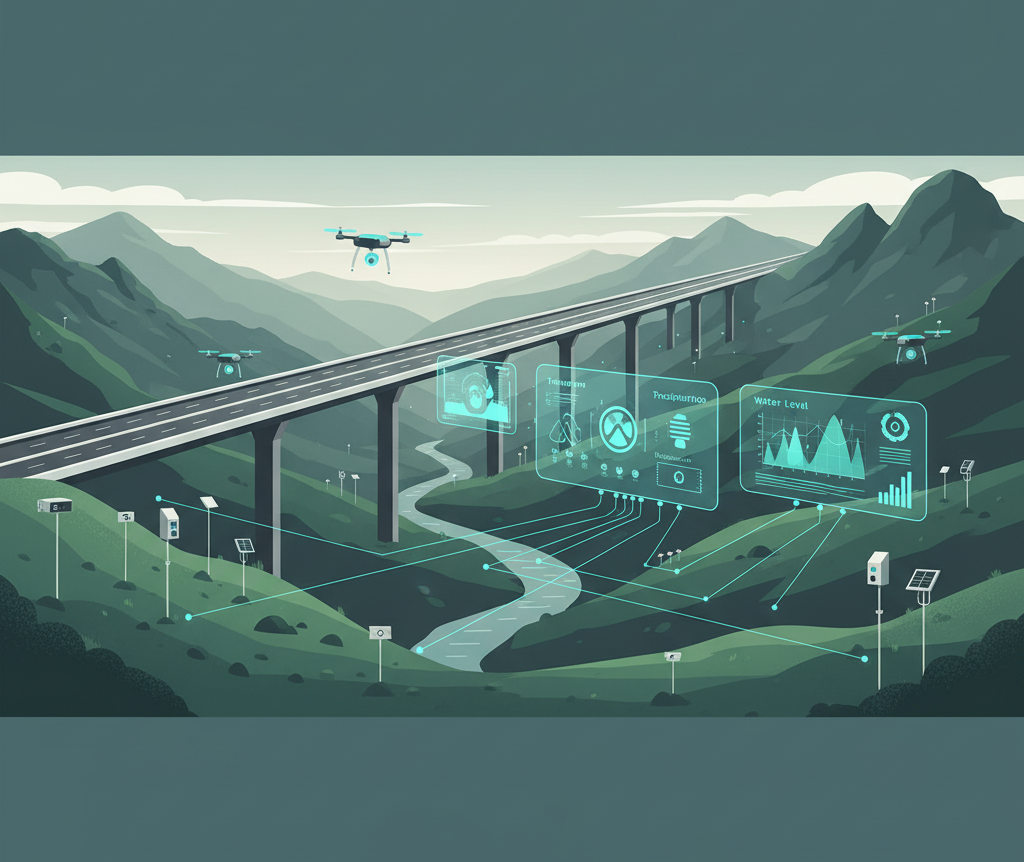 IoT sensors for real-time collection of environmental and geotechnical data