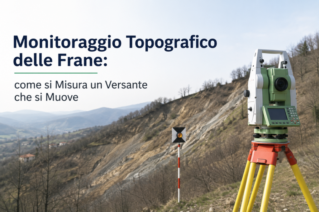Monitoraggio Topografico delle Frane: come si Misura un Versante che si Muove
